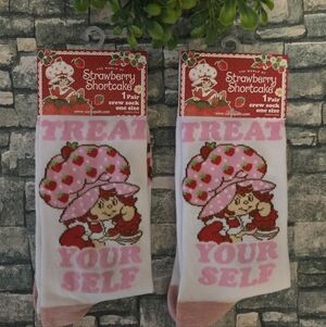 Strawberry Shortcake Crew Socks 🍓